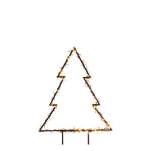 Enzo Metalen boom zwart 175 LED lampjes 75cm hoog 5510310