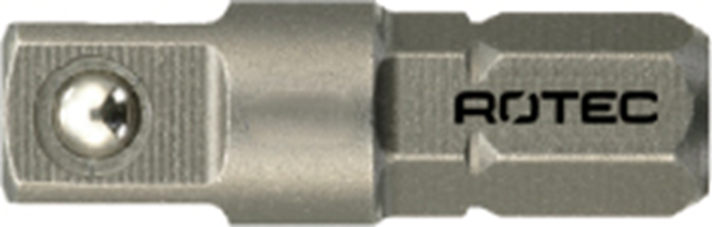 Rotec Adapter | C6.3 25mm 1/4"-4-Kt. | Met Kogel - 820.0010