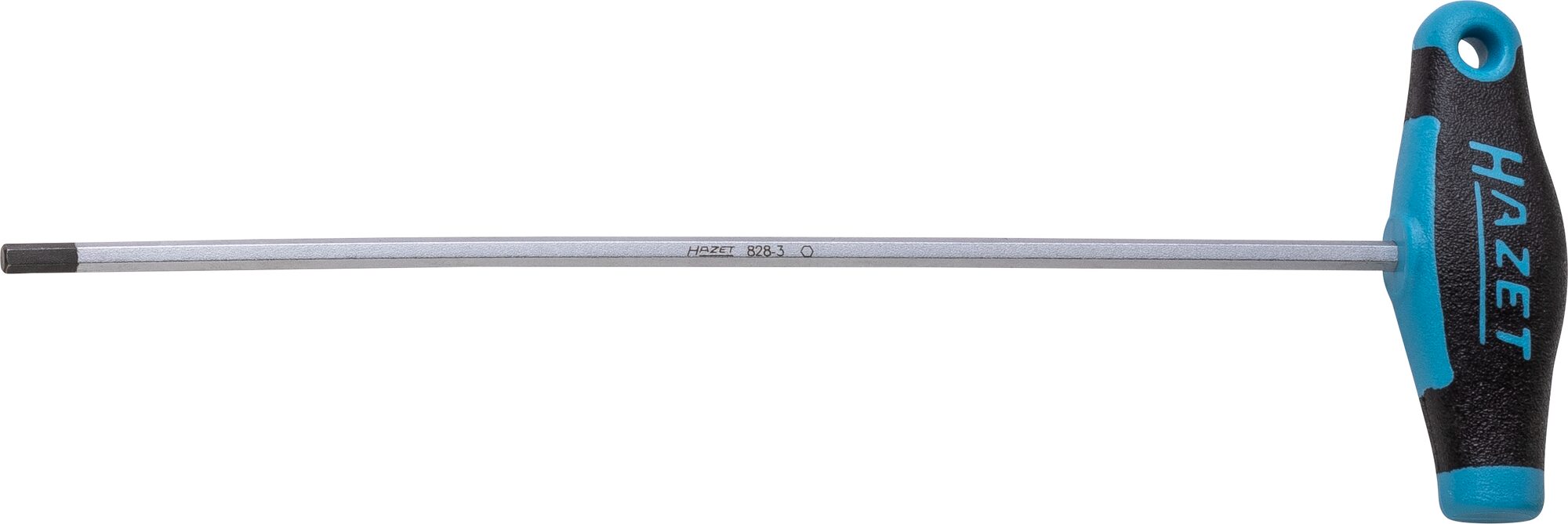 HAZET Schroevendraaier · met T-greep 828-3 · Binnen-zeskant-profiel · SW 3 mm
