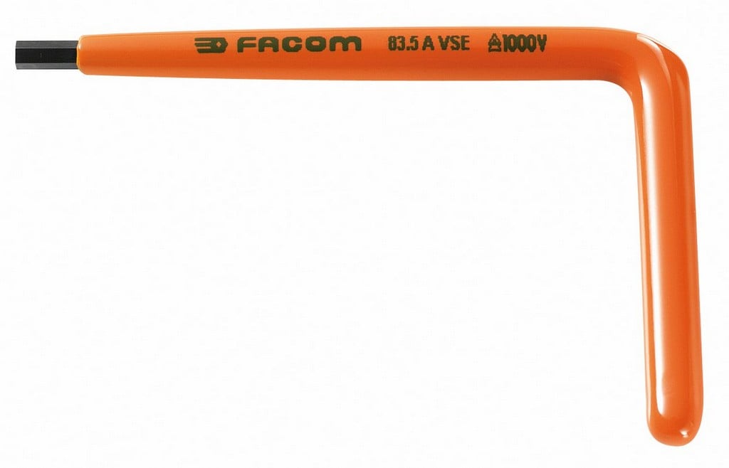 Facom gebogen inbussleutels geisoleerd 8 mm - 83.8AVSE