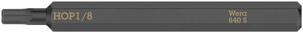Wera 840 S Hex-Plus binnenzeskantbits voor slagschroevendraaier, 1/8" x 70 mm - 05018154001