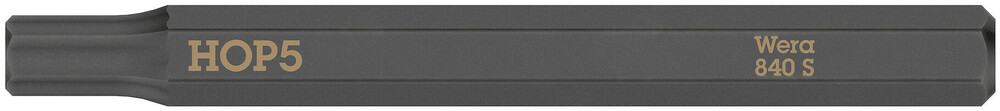 Wera 840 S Hex-Plus binnenzeskantbits voor slagschroevendraaier, 5 x 70 mm - 05018152001