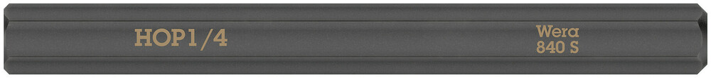 Wera 840 S Hex-Plus binnenzeskantbits voor slagschroevendraaier, 1/4" x 70 mm - 05018157001