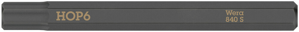 Wera 840 S Hex-Plus binnenzeskantbits voor slagschroevendraaier, 6 x 70 mm - 05018153001