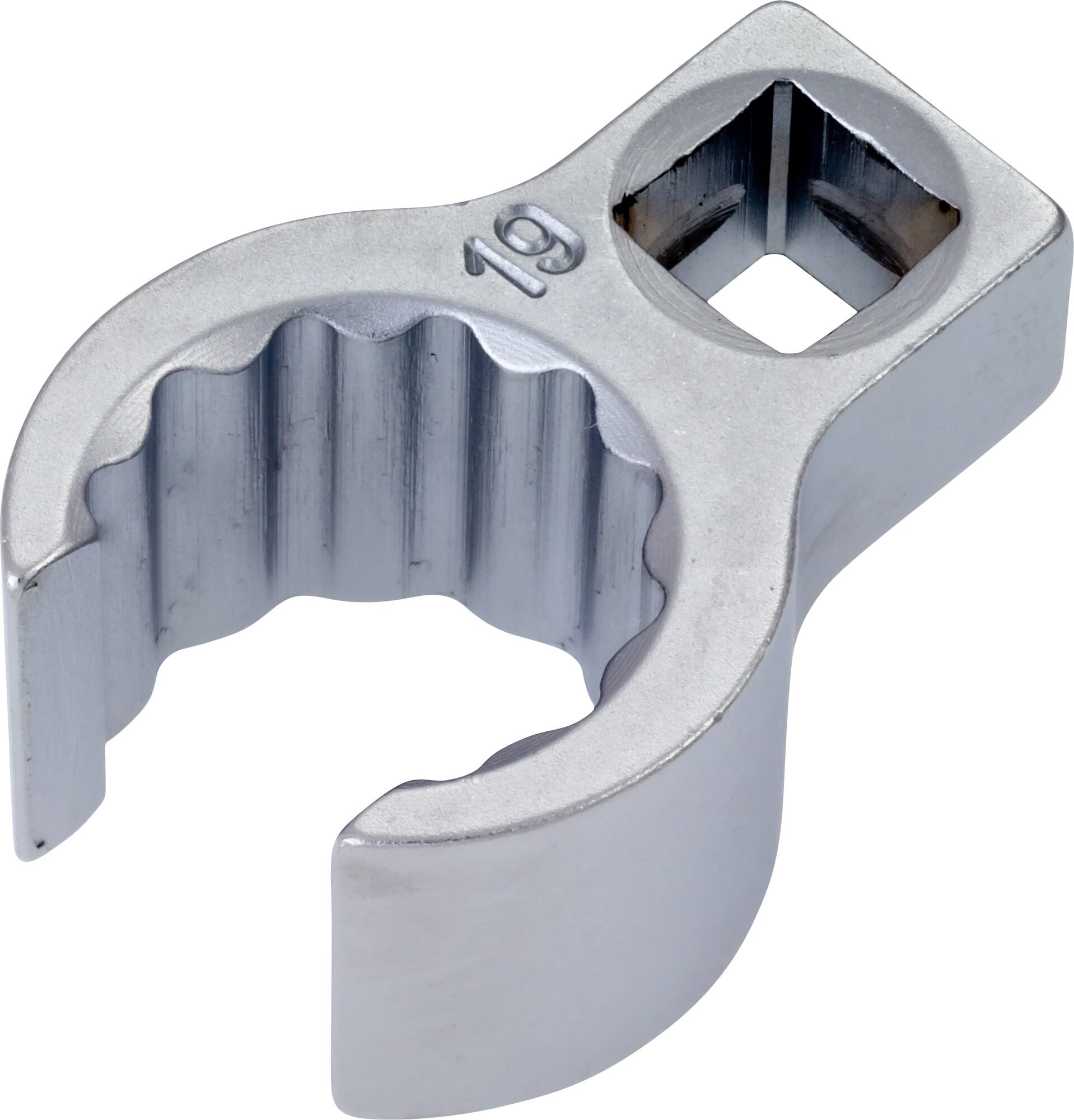 HAZET Ringsleutel · open 848Z-19 · 3/8 inch (10 mm) vierkant hol · Buitentwaalfkant profiel · SW 19 mm · Binnenvierkant 10 =