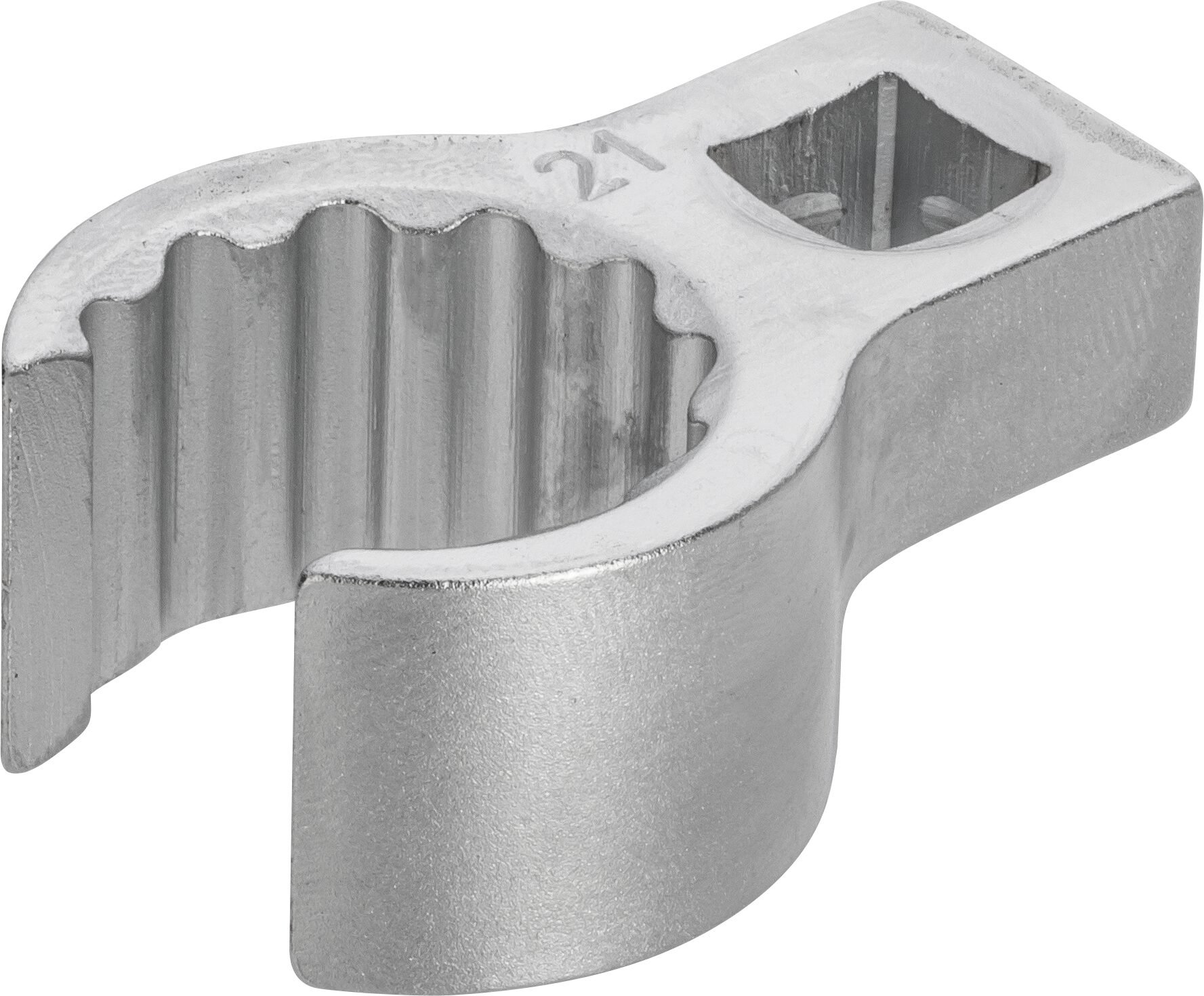 HAZET Ringsleutel · open 848Z-21 · 3/8 inch (10 mm) vierkant hol · Buitentwaalfkant profiel · SW 21 mm · Binnenvierkant 10 =