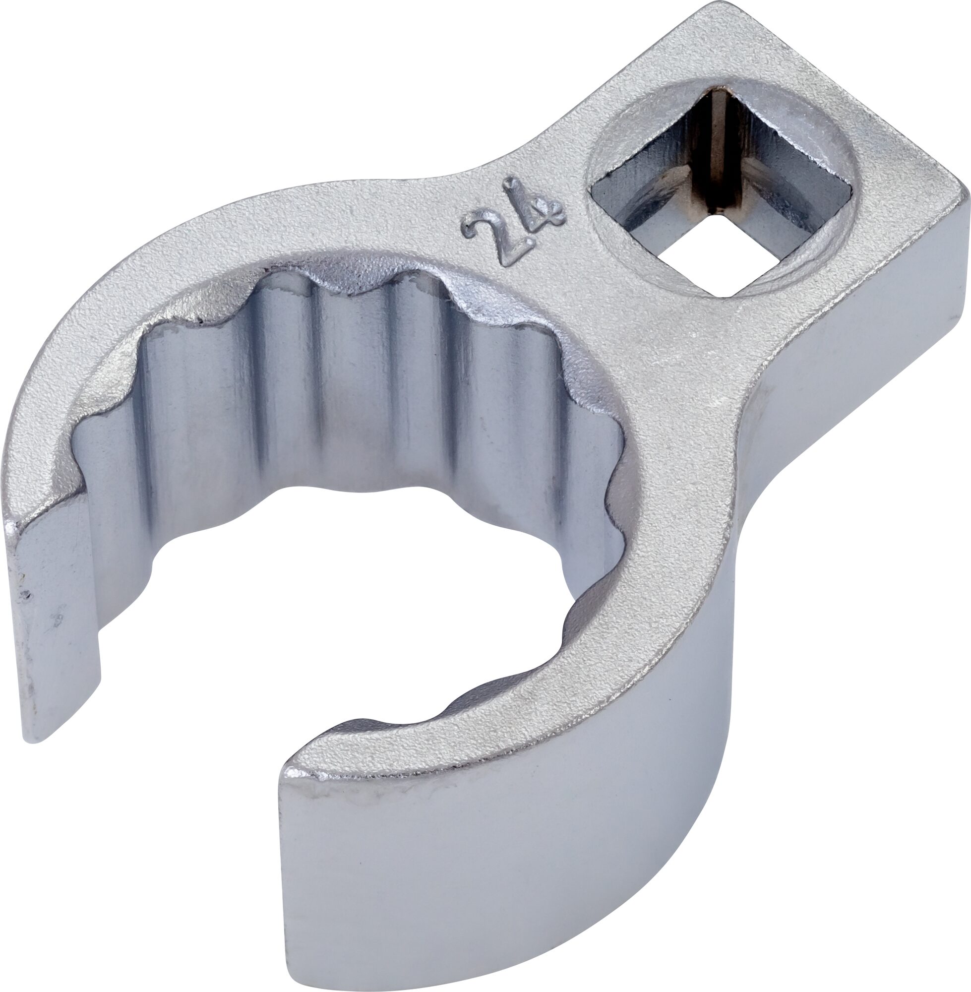 HAZET Ringsleutel · open 848Z-24 · 3/8 inch (10 mm) vierkant hol · Buitentwaalfkant profiel · SW 24 mm · Binnenvierkant 10 =