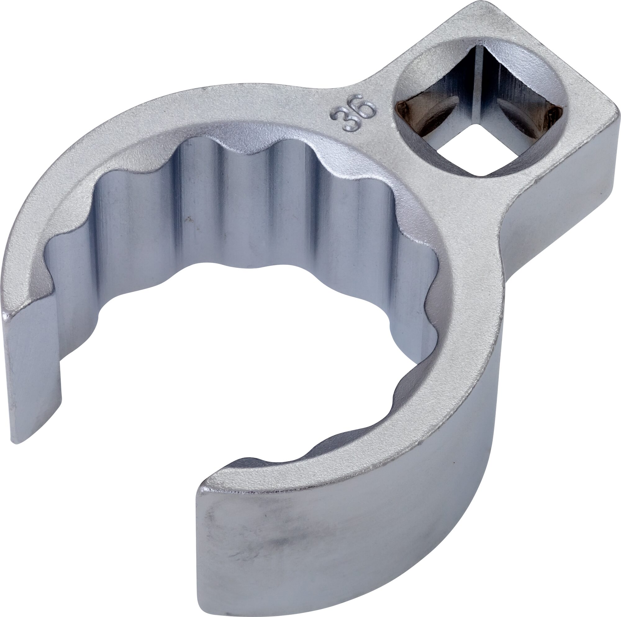 HAZET Ringsleutel · open 848Z-36 · 1/2 inch (12,5 mm) vierkant hol · Buitentwaalfkant profiel · SW 36 mm · Binnenvierkant 12,5 =