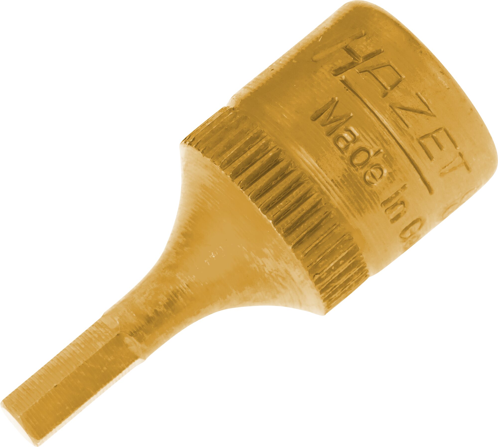 HAZET Dopsleutelbit | 1/4 inch (6,3 mm) vierkant hol | Binnen-zeskant-profiel | SW 3 mm - 8501-3-
