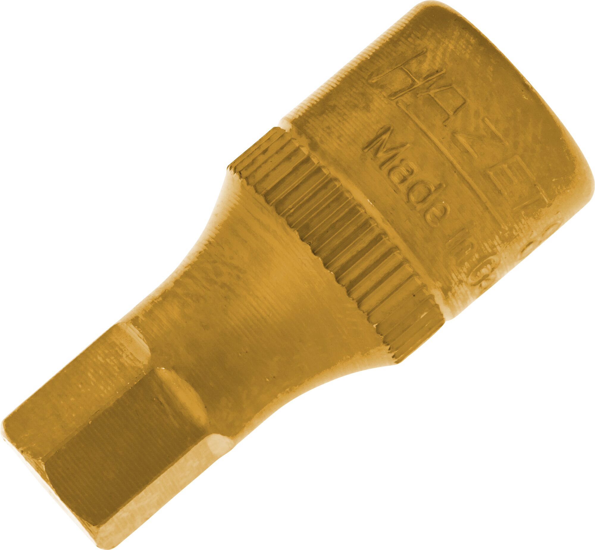 HAZET Dopsleutelbit | 1/4 inch (6,3 mm) vierkant hol | Binnen-zeskant-profiel | SW 7 mm - 8501-7-