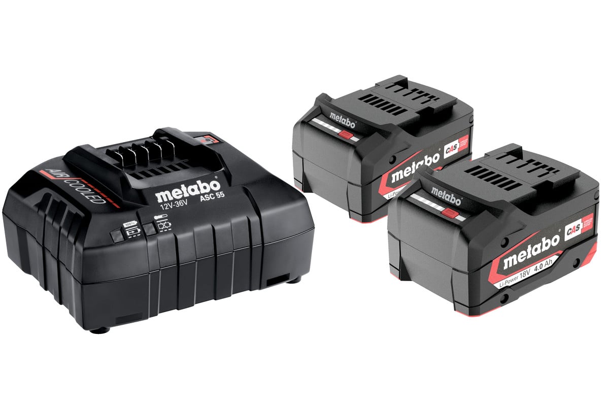 Metabo Basis-set 2x 18 volt 4.0Ah accu's | Pick+Mix - 685050000