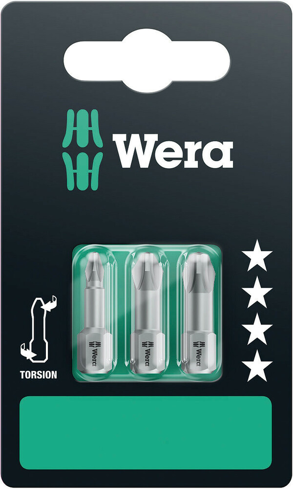 Wera 851/1 TZ Bits Phillips, PH 1 - 3 x 25 mm - 1 stuk(s) - 05073326001