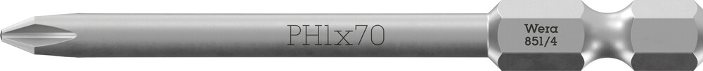 Wera 851/4 Z Bits Phillips, PH 1 x 70 mm - 1 stuk(s) - 05059755001