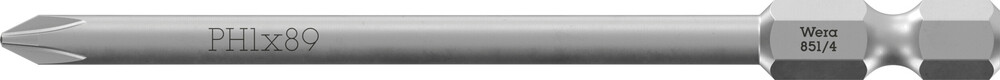 Wera 851/4 Z Bits Phillips, PH 1 x 89 mm - 1 stuk(s) - 05059760001