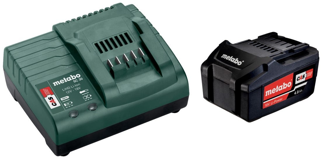 Metabo Basis-set 1 x Li-Power 4.0 Ah + Lader SC 30 - 685192000
