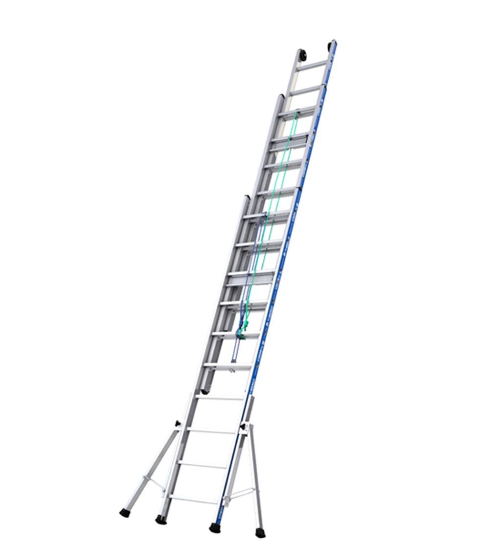 Little Jumbo Schuifladder 2433 | 3x 18 sporten | touw optrekinrichting 1202433318