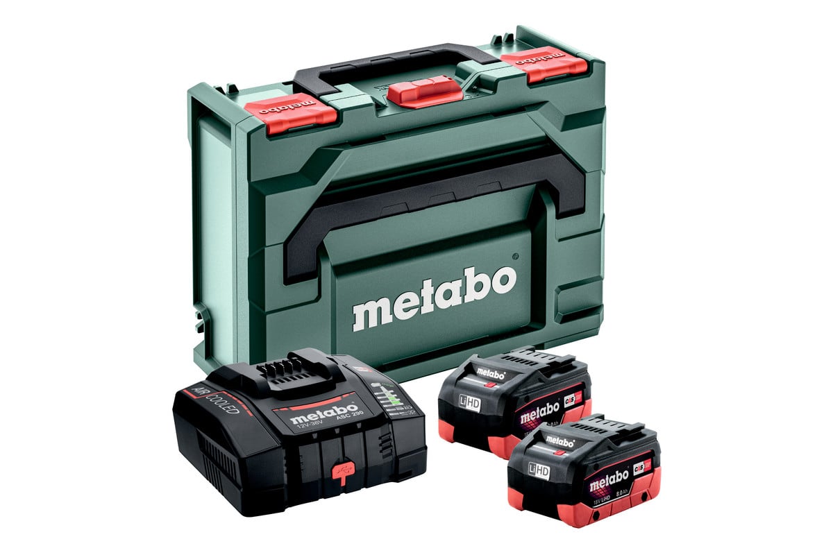 Metabo Accessoires BASIC-SET 2 X LIHD 8 0 AH ASC 290 + X 145 685303000