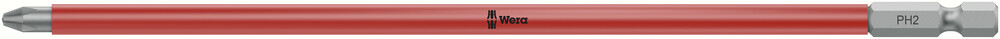 Wera 853/4 ACR® SL Bits Phillips bit met kunststof ommanteling, gemagnetiseerd, PH 2 x 200 mm - 05203914001
