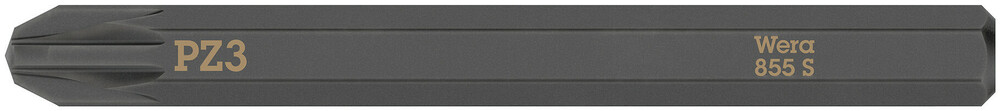 Wera 855 S Pozidriv kruiskopbits voor slagschroevendraaier, PZ 3 x 70 mm - 05018165001