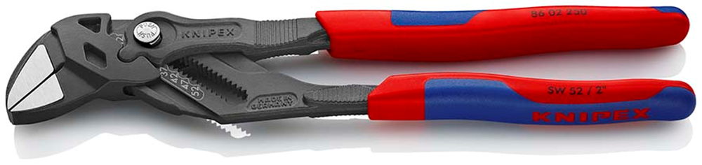 Knipex Sleuteltang | 250 mm Lengte | Tang en Schroefsleutel in Eén | Meer-Componentengrepen - 86 02 250 SB