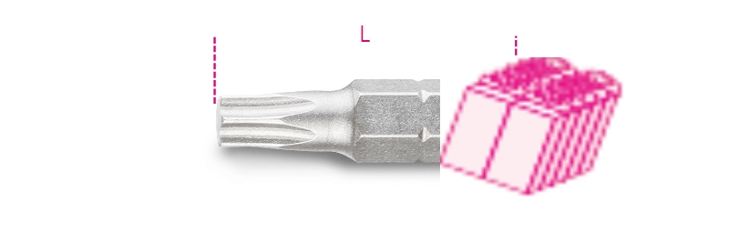 Beta Bits voor Torx® schroeven 861TX/C 25 - 008610485