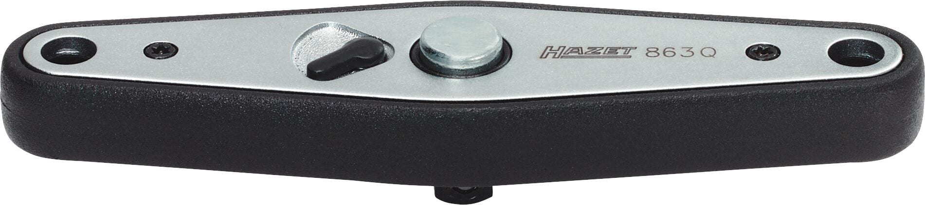HAZET Ratel · met dwarsgreep 863Q · 1/4 inch (6,3 mm) vierkant massief · Lengte: 100 mm