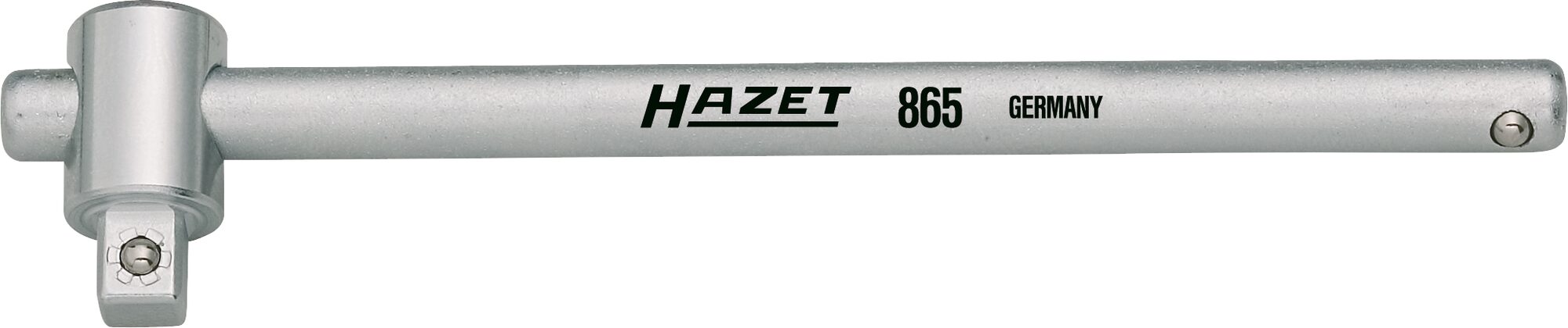HAZET Dwarsgreep 865 · 1/4 inch (6,3 mm) vierkant massief · Lengte: 115 mm