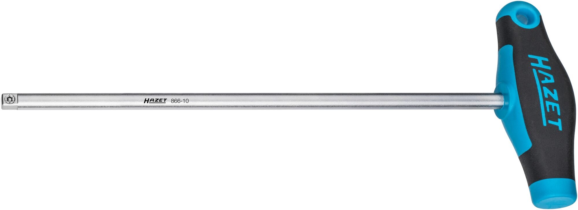 HAZET Insteekgreep met T-greep 866-10 · 1/4 inch (6,3 mm) vierkant massief · 295 mm