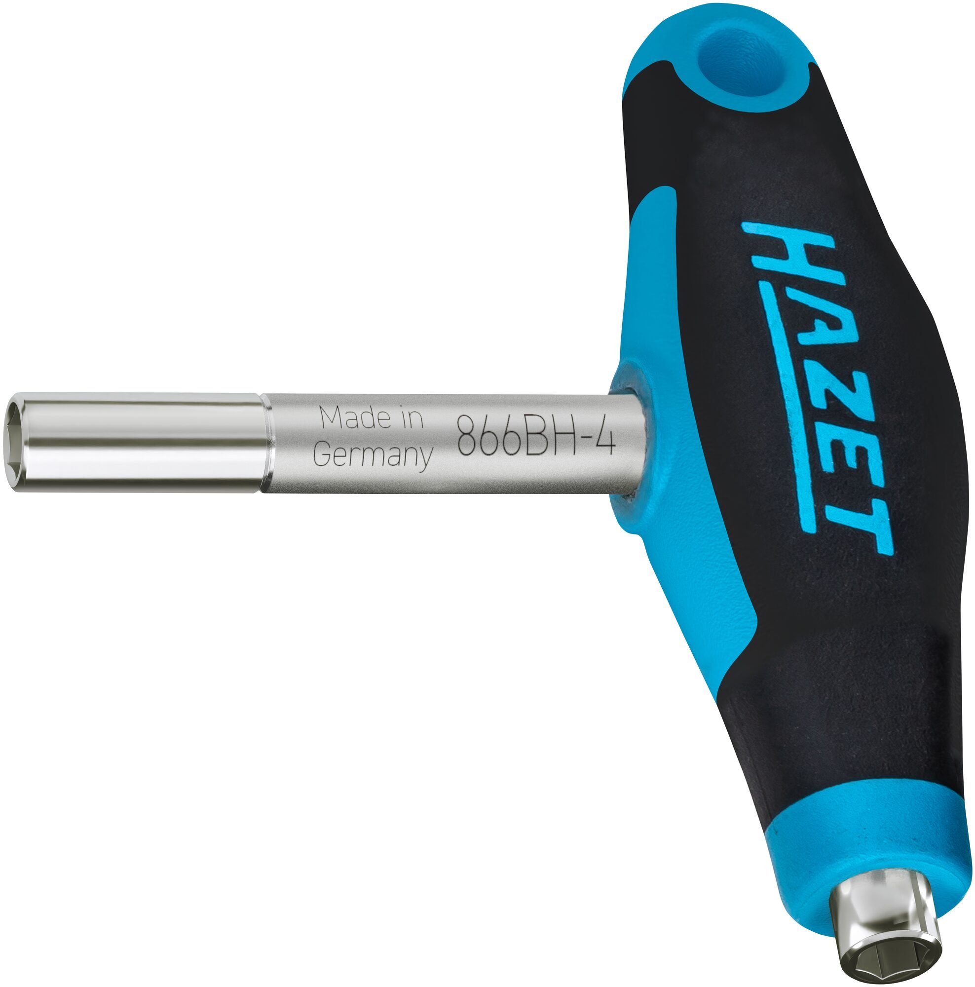 HAZET Dubbele bithouder met T-greep 866BH-4 · 1/4 inch (6,3 mm) zeskant hol · 97 mm