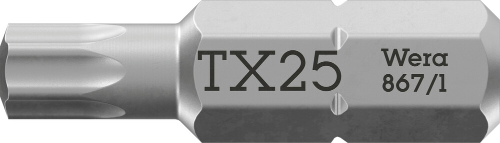 Wera 867/1 TORX® Bits, TX 25 x 25 mm - 1 stuk(s) - 05066488001