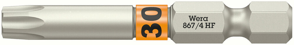 Wera 867/4 TORX® HF bits met vasthoudfunctie, TX 30 x 50 mm - 05060510001