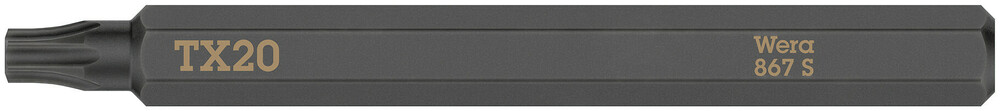 Wera 867 S TORX® bits voor slagschroevendraaier, TX 20 x 70 mm - 05018167001