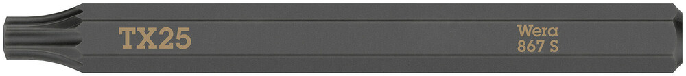 Wera 867 S TORX® bits voor slagschroevendraaier, TX 25 x 70 mm - 05018168001