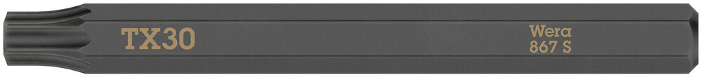 Wera 867 S TORX® bits voor slagschroevendraaier, TX 30 x 70 mm - 05018169001