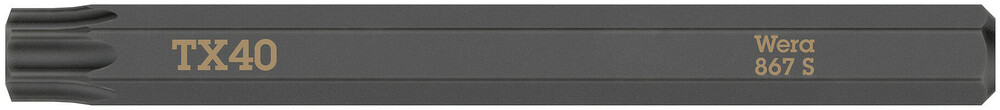 Wera 867 S TORX® bits voor slagschroevendraaier, TX 40 x 70 mm - 05018170001