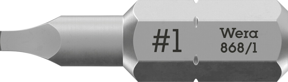 Wera 868/1 Z Binnenvierkant Bits, # 1 x 25 mm - 1 stuk(s) - 05066405001