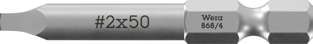 Wera 868/4 Binnenvierkant Bits, # 2 x 50 mm - 1 stuk(s) - 05060165001