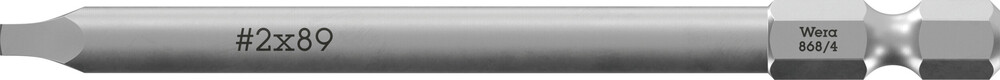 Wera 868/4 Binnenvierkant Bits, # 2 x 89 mm - 1 stuk(s) - 05134801001