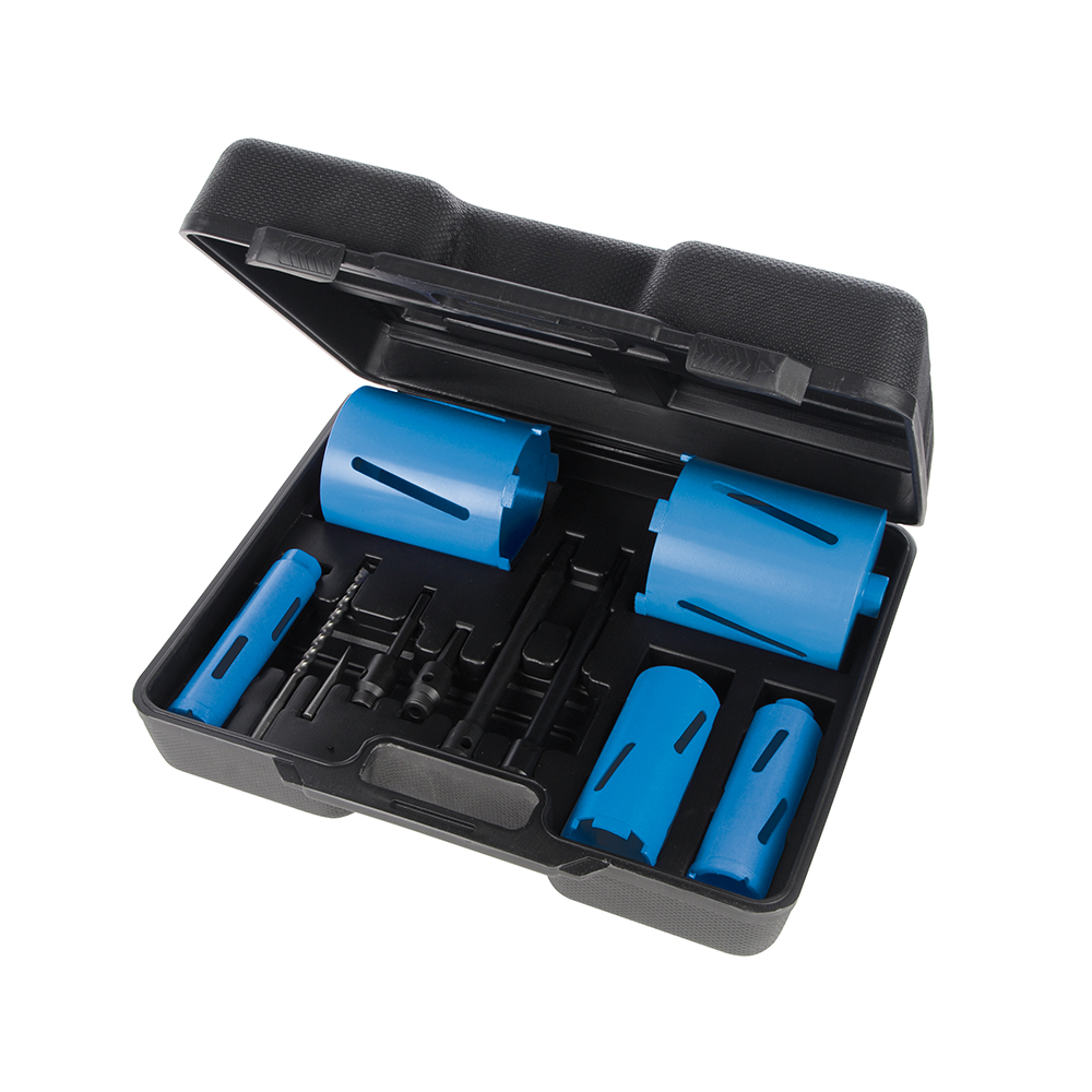 Silverline 5-delige diamantkernboor set 38-127 mm