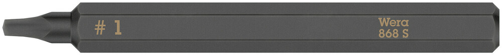 Wera 868 S binnenvierkantbits voor slagschroevendraaier, # 1 x 70 mm - 05018171001