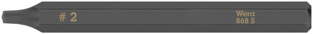 Wera 868 S binnenvierkantbits voor slagschroevendraaier, # 2 x 70 mm - 05018172001