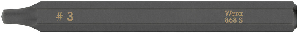 Wera 868 S binnenvierkantbits voor slagschroevendraaier, # 3 x 70 mm - 05018173001
