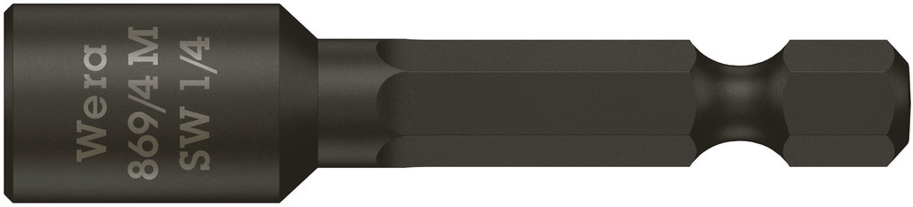Wera 869/4 M Dopbit, Magnetisch, 1/4 duim x 50 mm - 1 stuk(s) - 05060429001