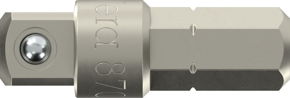 Wera 870/1 Adapter, 1/4 duim x 25 mm - 1 stuk(s) - 05136000001