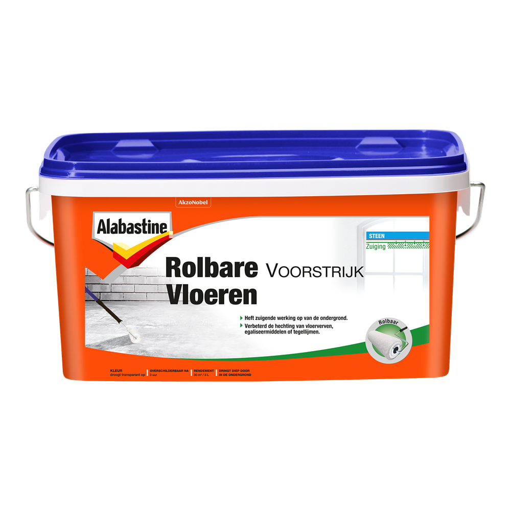 Alabastine Rolbare Voorstrijk Vloeren| 2,5L - 5256776 afbeelding