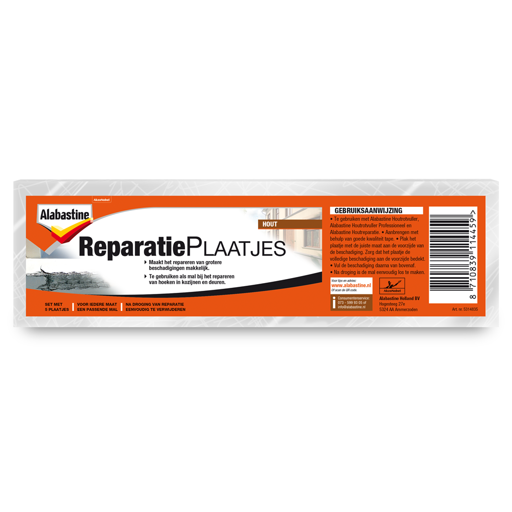 Alabastine Houtrot Reparatieplaatjes - 5314835 afbeelding 1