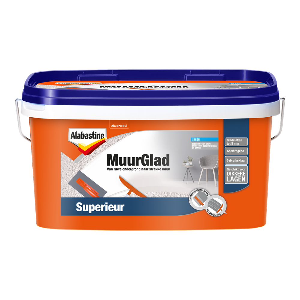 Alabastine Muurglad Superieur | 5L - 5361254
