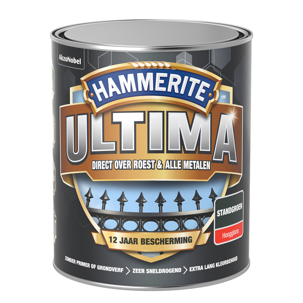 Hammerite Ultima Hoogglans | ST Groen | 750ml - 5566469