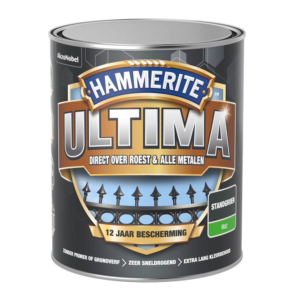 Hammerite Ultima Mat | ST Groen | 750ml - 5566474