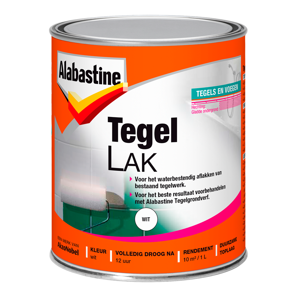 Alabastine Tegellak | Wit | 1-Component | 1L - 5094340